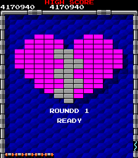 The hidden “heart” stage in&nbsp;Arkanoid